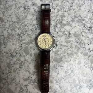 Michael Kors Brown Leather Strap Watch